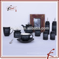 Black Color Ceramic Tableware Set